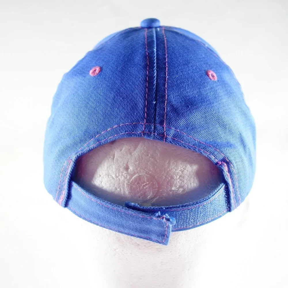 Disney Minnie Mouse Kids Youth Blue and Pink Adjustable Baseball Cap‎ Hat